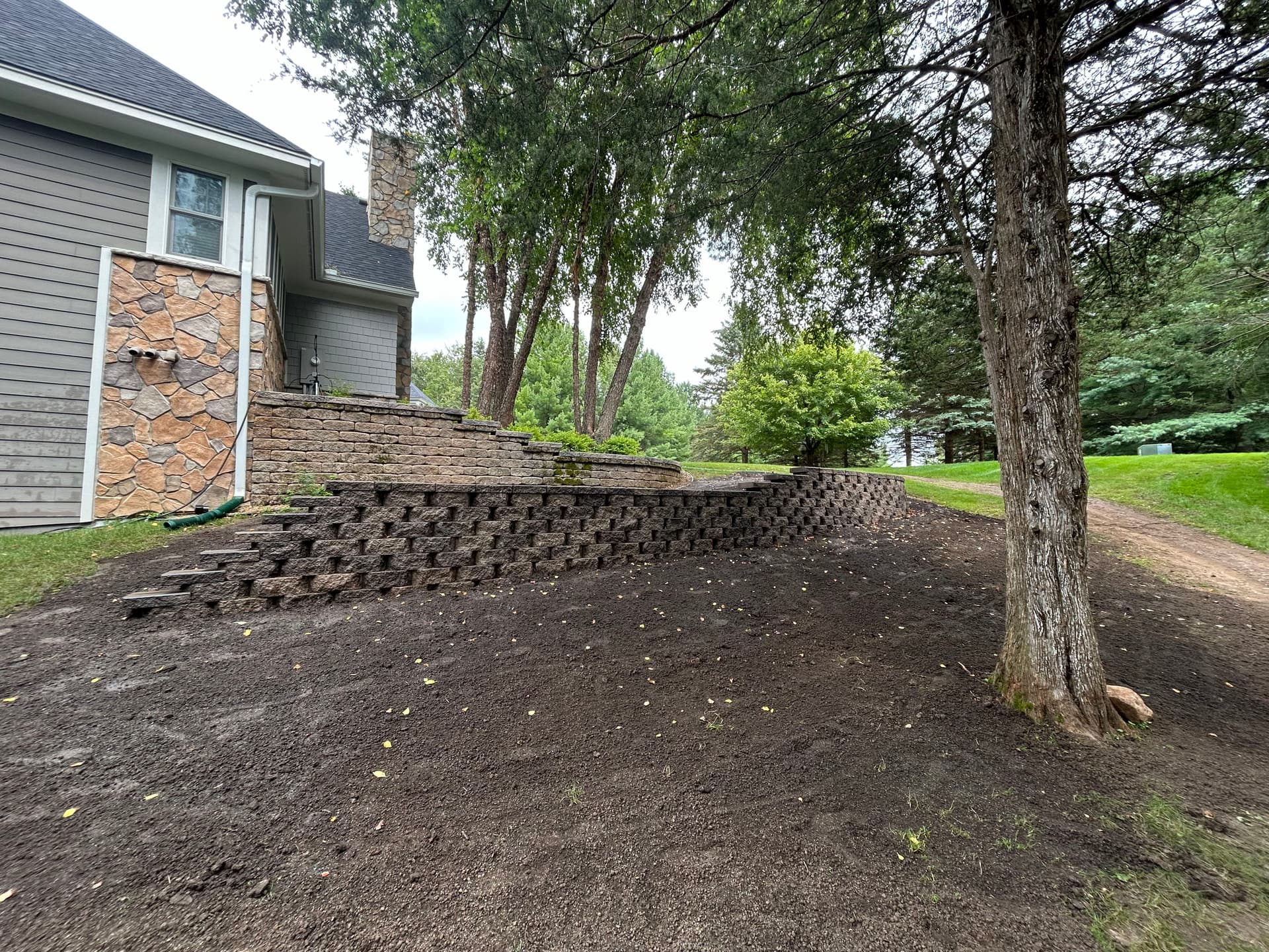 Gallery photos for 3 Retaining Walls Built to Hold a Seriously Sloped Yard: Image #2