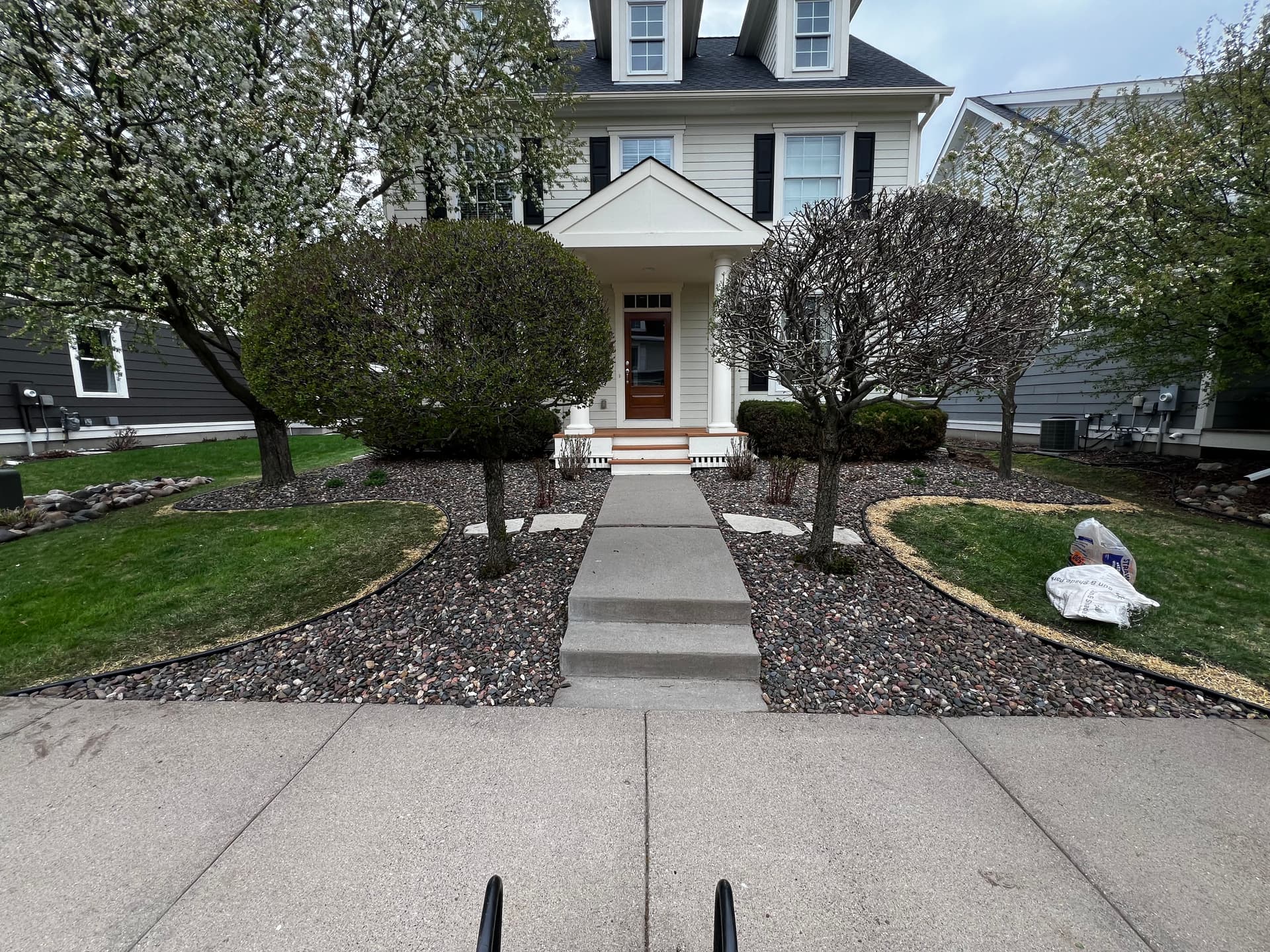 Bayport Yard Cleanup With Edging, Seeding, and Tree Trimming image
