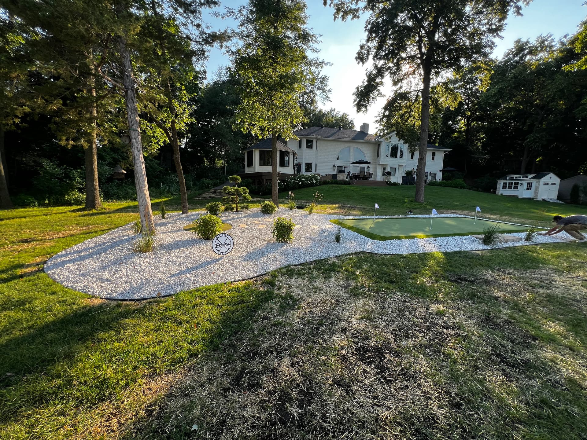 Gallery photos for Custom Lakeside Putting Green Built From the Ground Up: Image #5